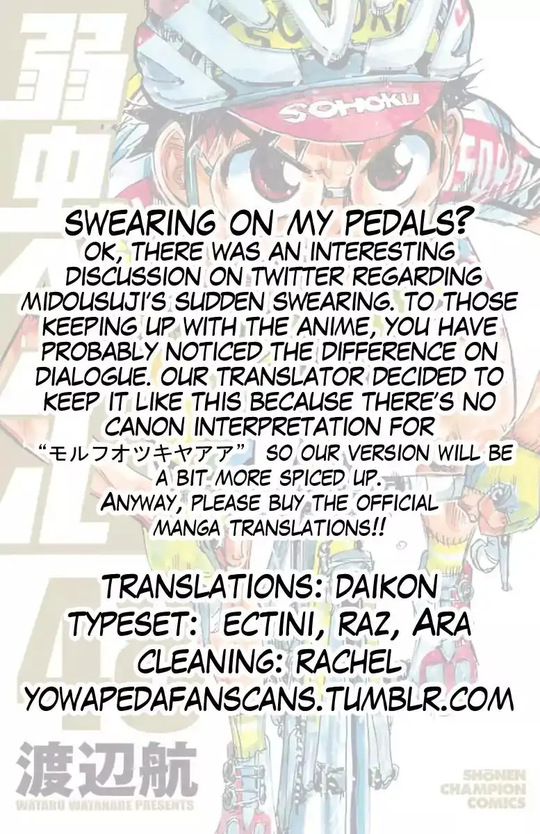 Yowamushi Pedal Chapter 410 17